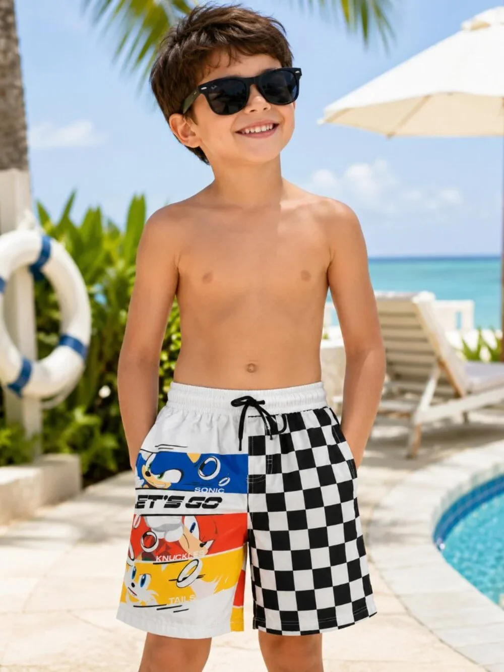 Sonic the Hedgehog UPF 50+ Swim Trunks